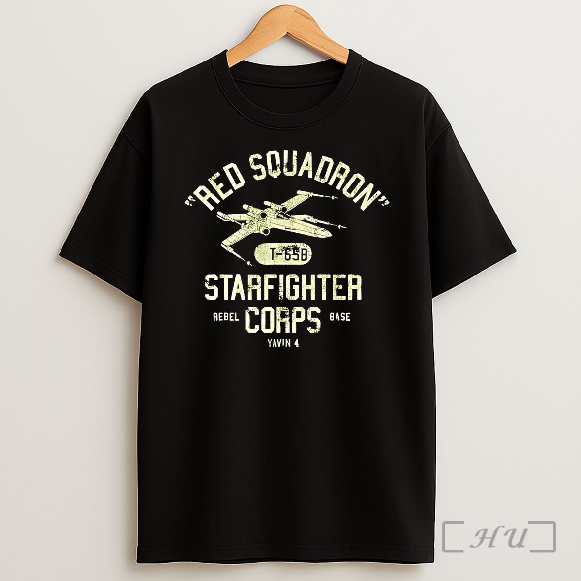 T 65b Star Wars Rebel X Wing Red Squadron Starfighter Corps Collegiate T Shirt