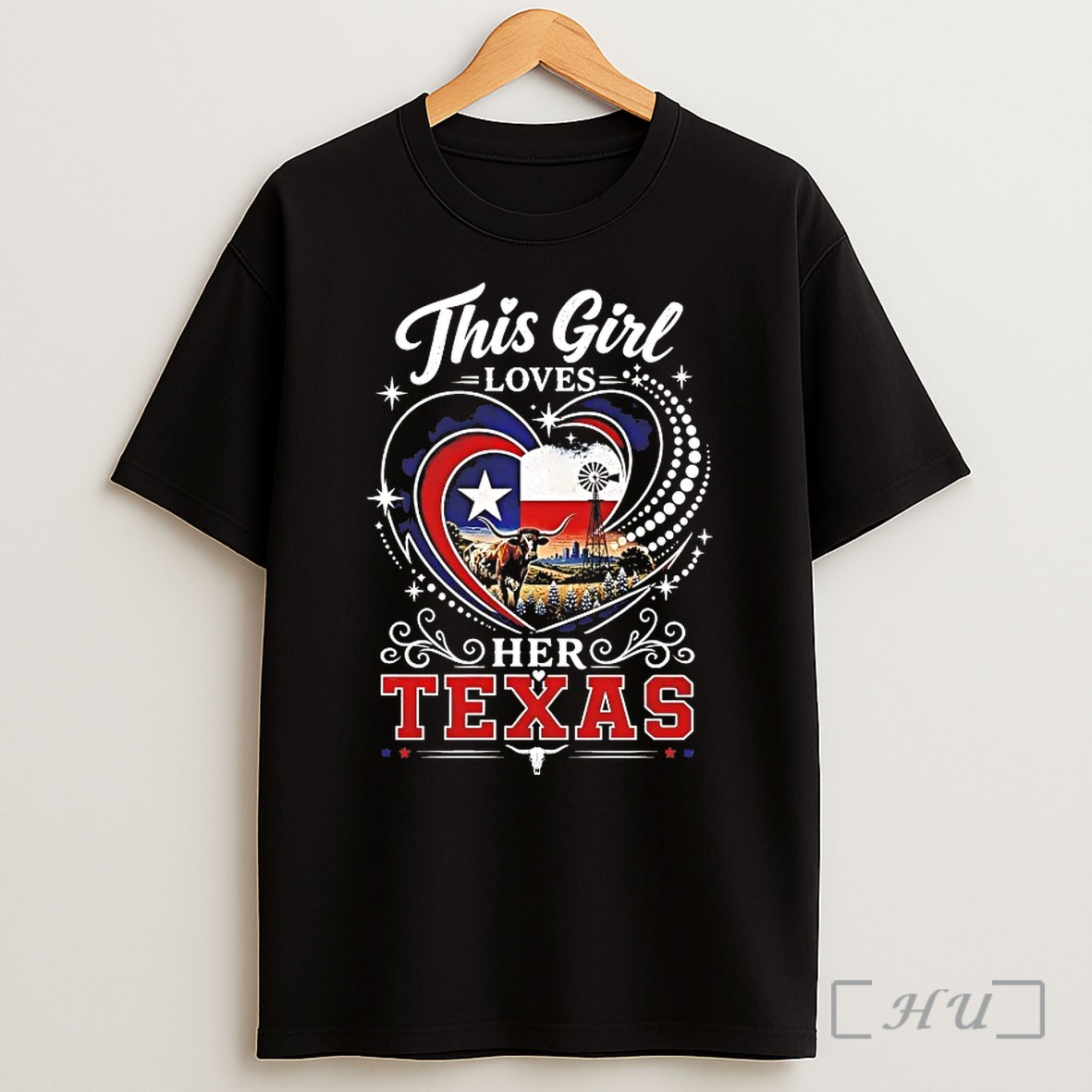 This Girl Loves Her Texas T Shirt