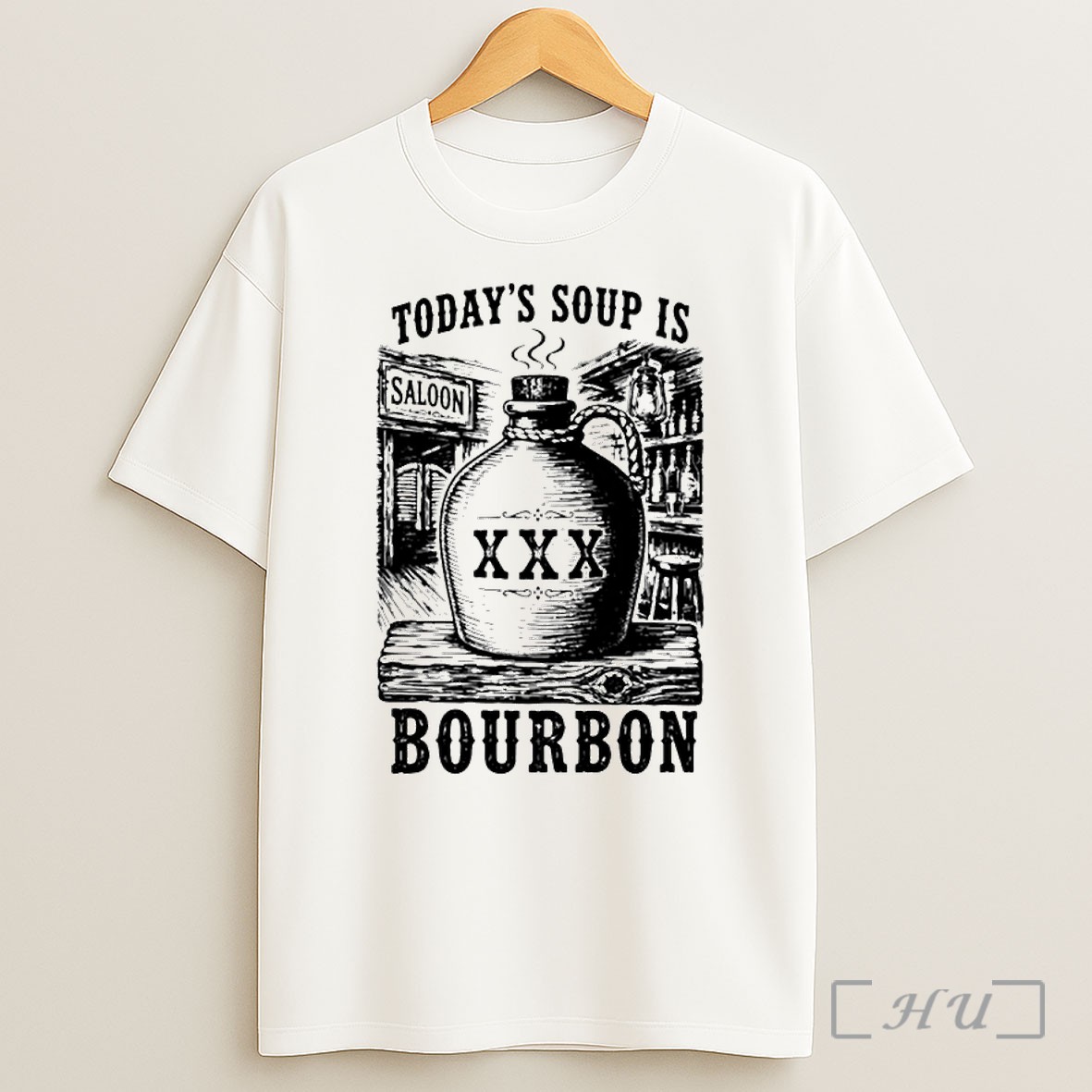 Todays Soup Is Saloon Xxx Bourbon T Shirt