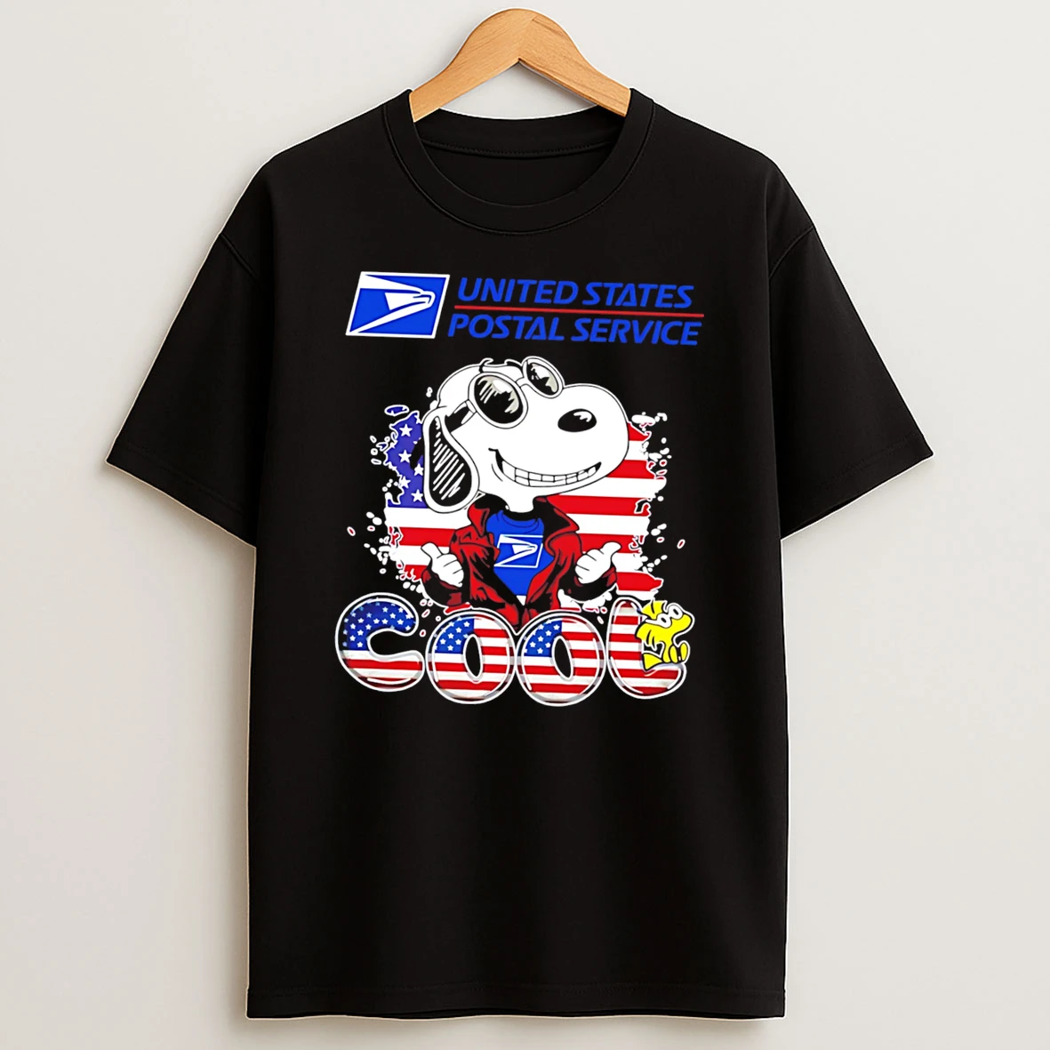 Usps Snoopy Cool Usa 250th Cartoon Tee Tshirt Hoodie