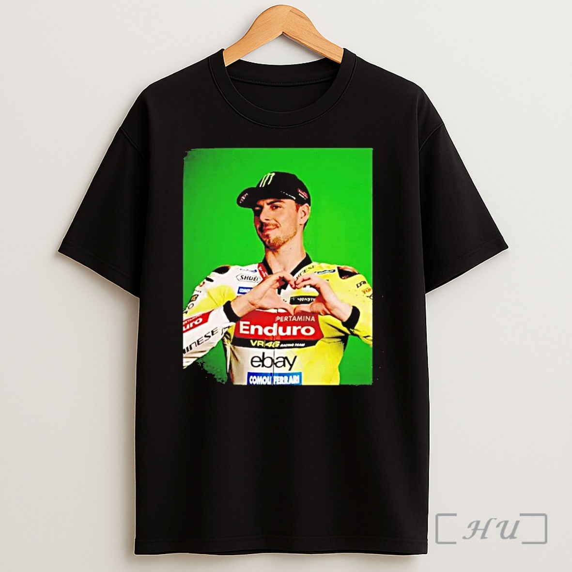Valentino Rossi Motogp Legend Making Heart Sign T Shirt