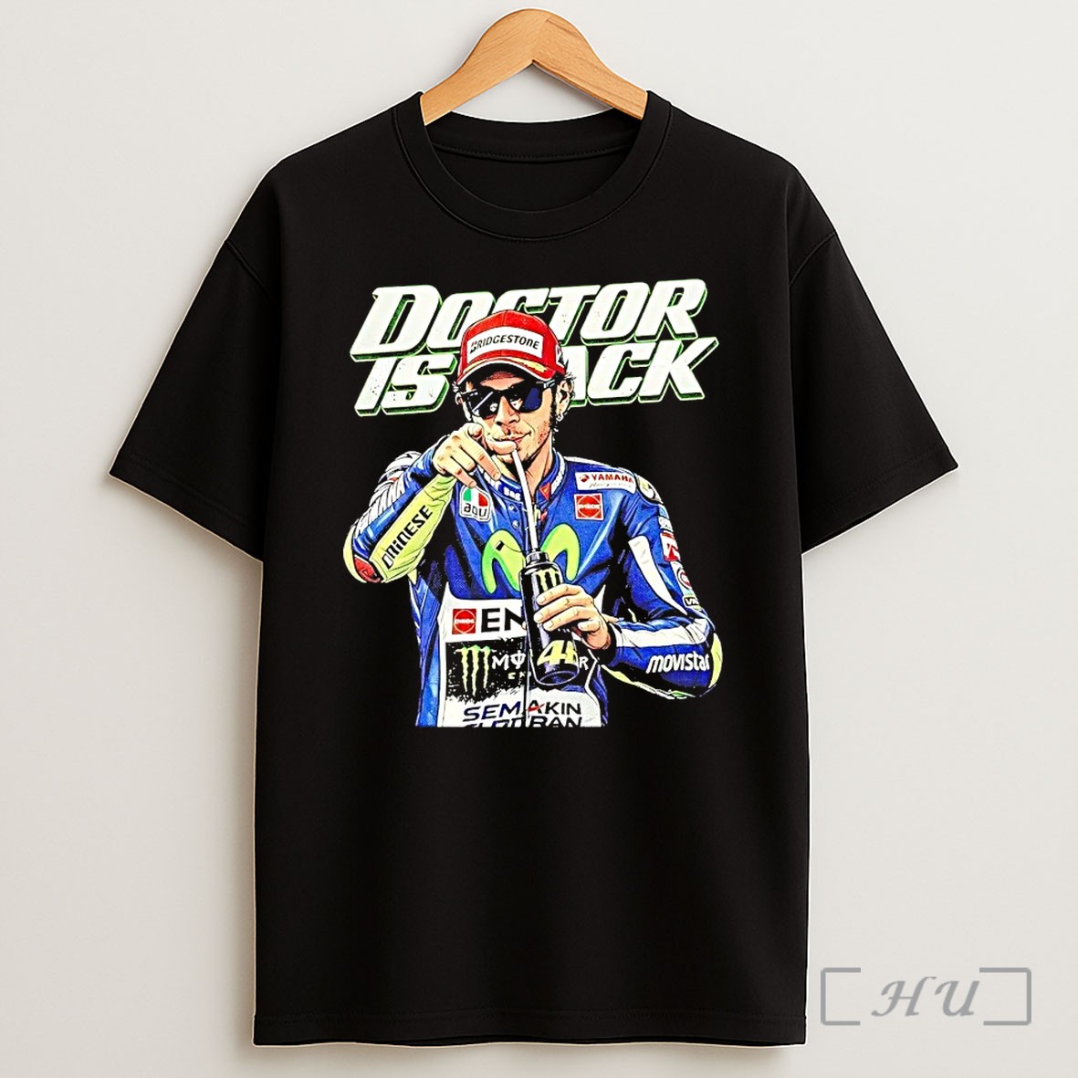 Valentino Rossi The Doctor Is Back Motogp Legend T Shirt