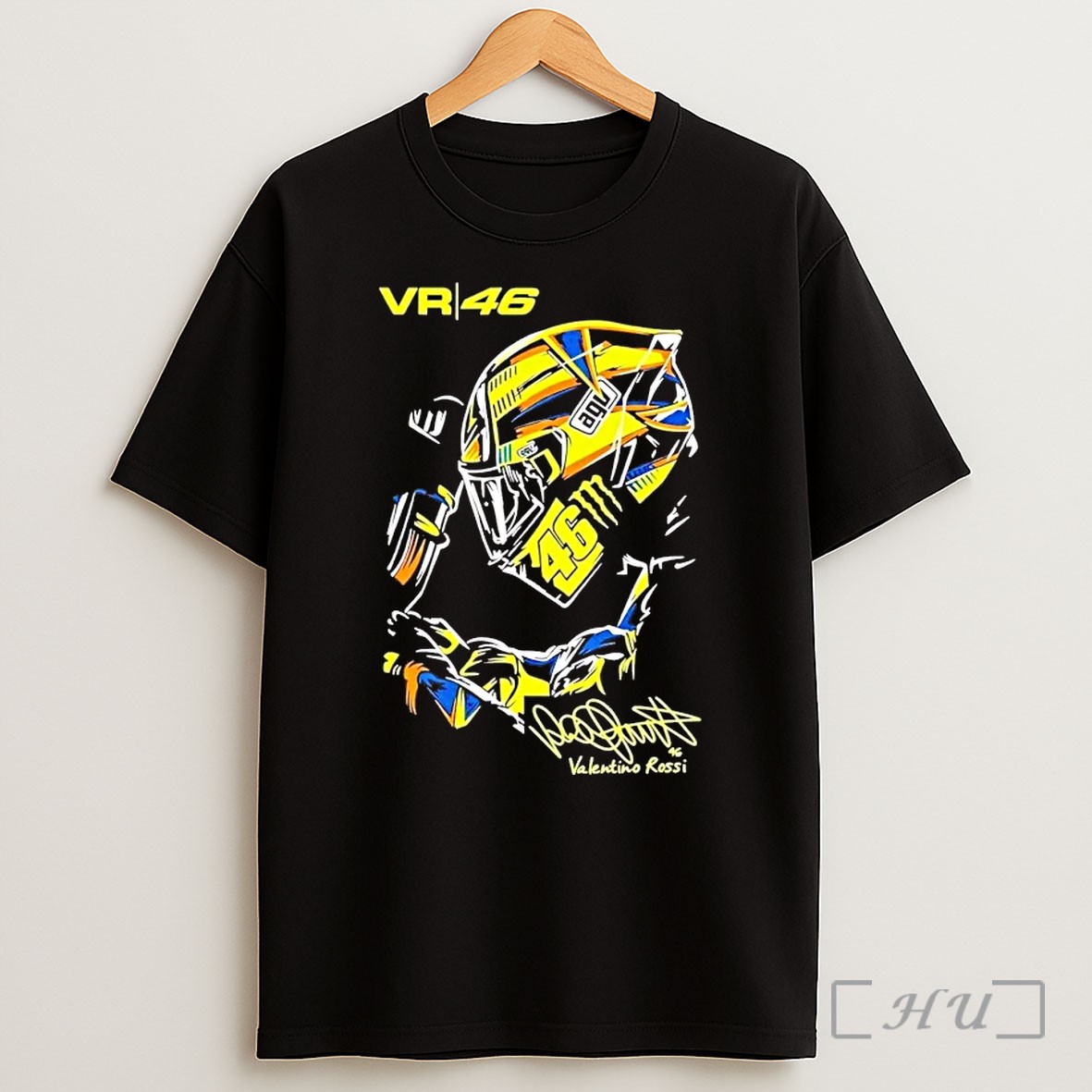 Valentino Rossi Vr46 Motogp Sun And Moon Graphic T Shirt
