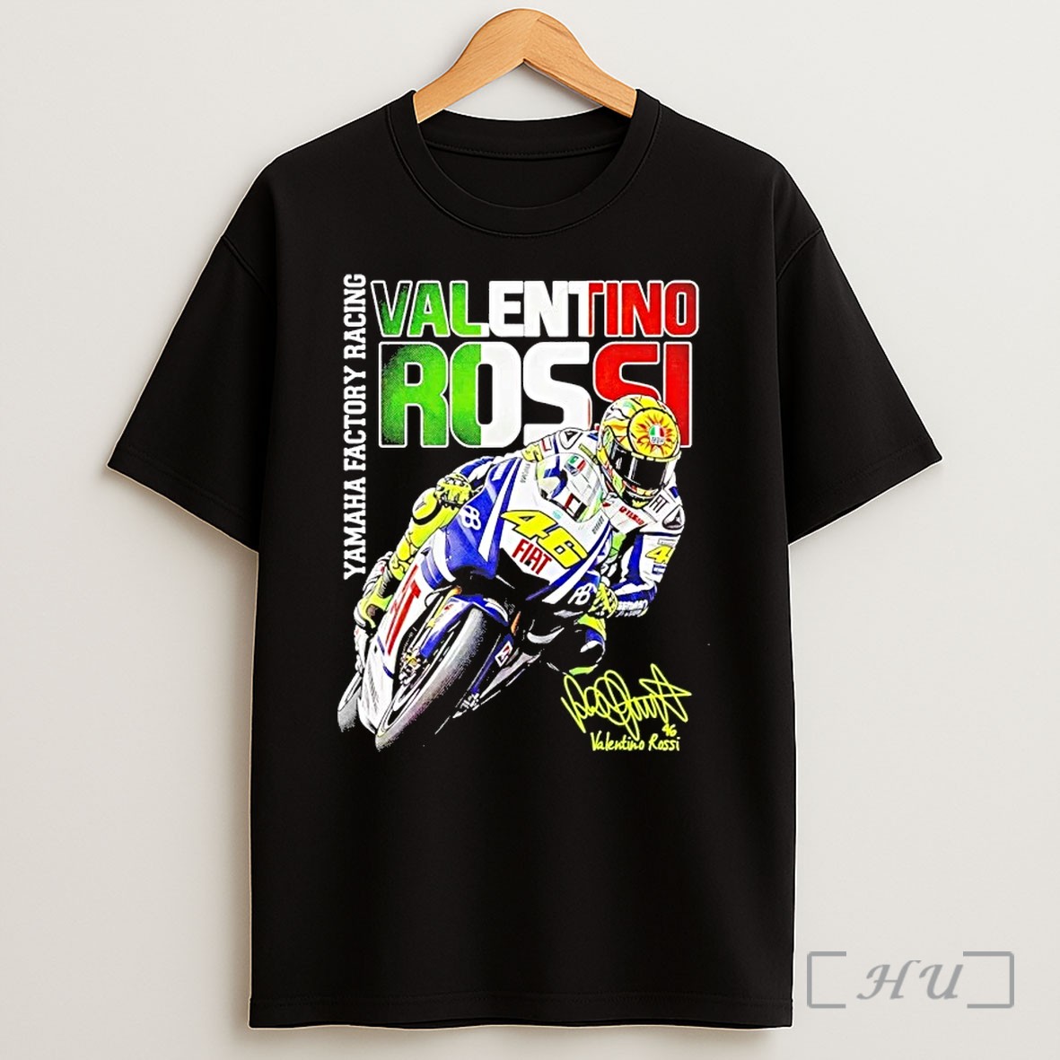 Valentino Rossi Yamaha Factory Racing Motogp T Shirt