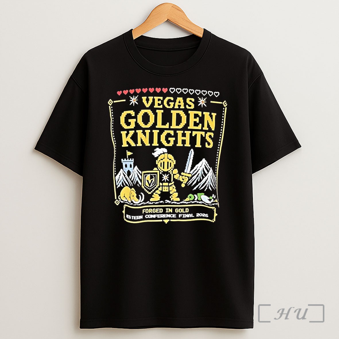 Vegas Golden Knights Forged In Gold Estern Conference Final 2026 T Shirt