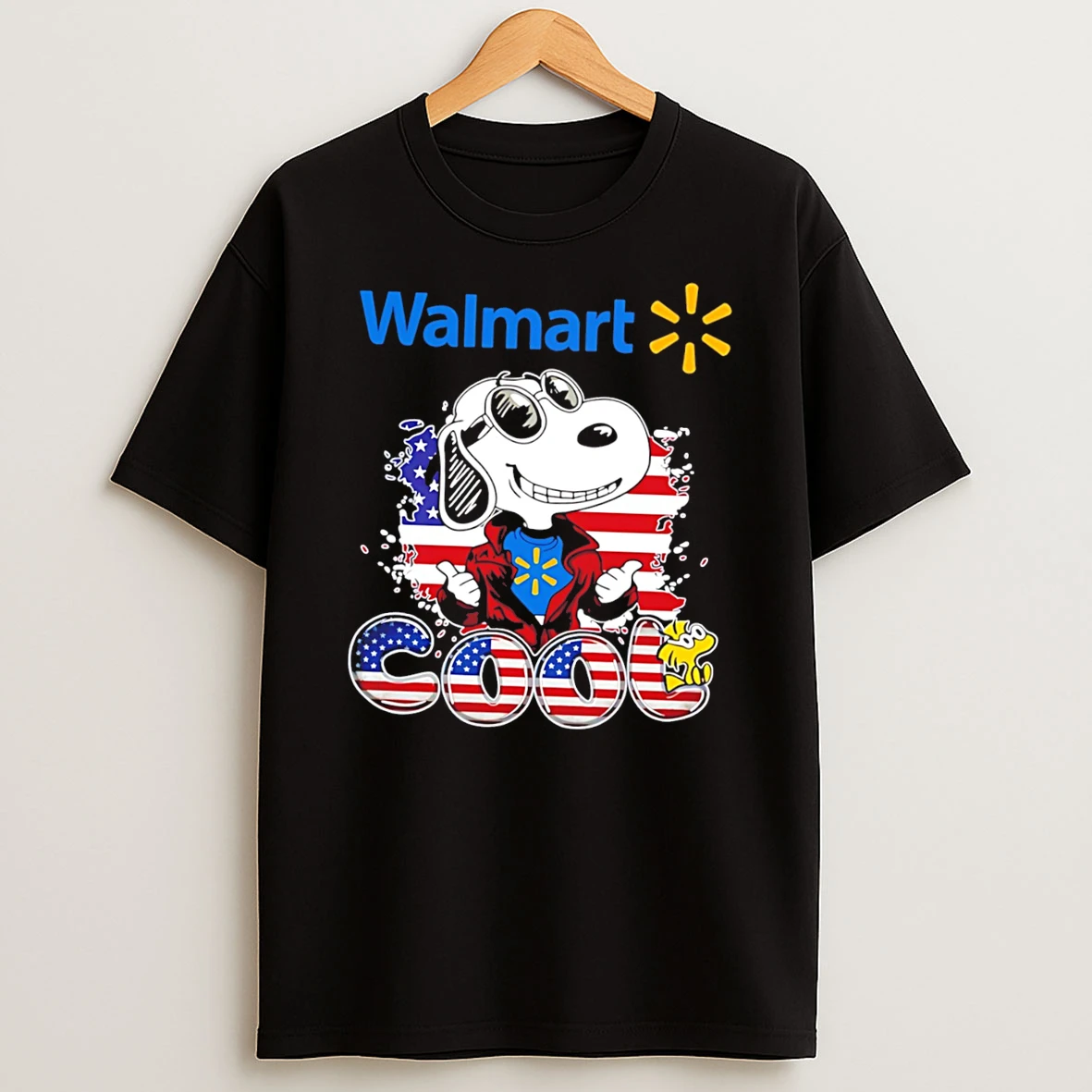 Walmart Snoopy Cool Usa 250th Cartoon Tee Tshirt Hoodie