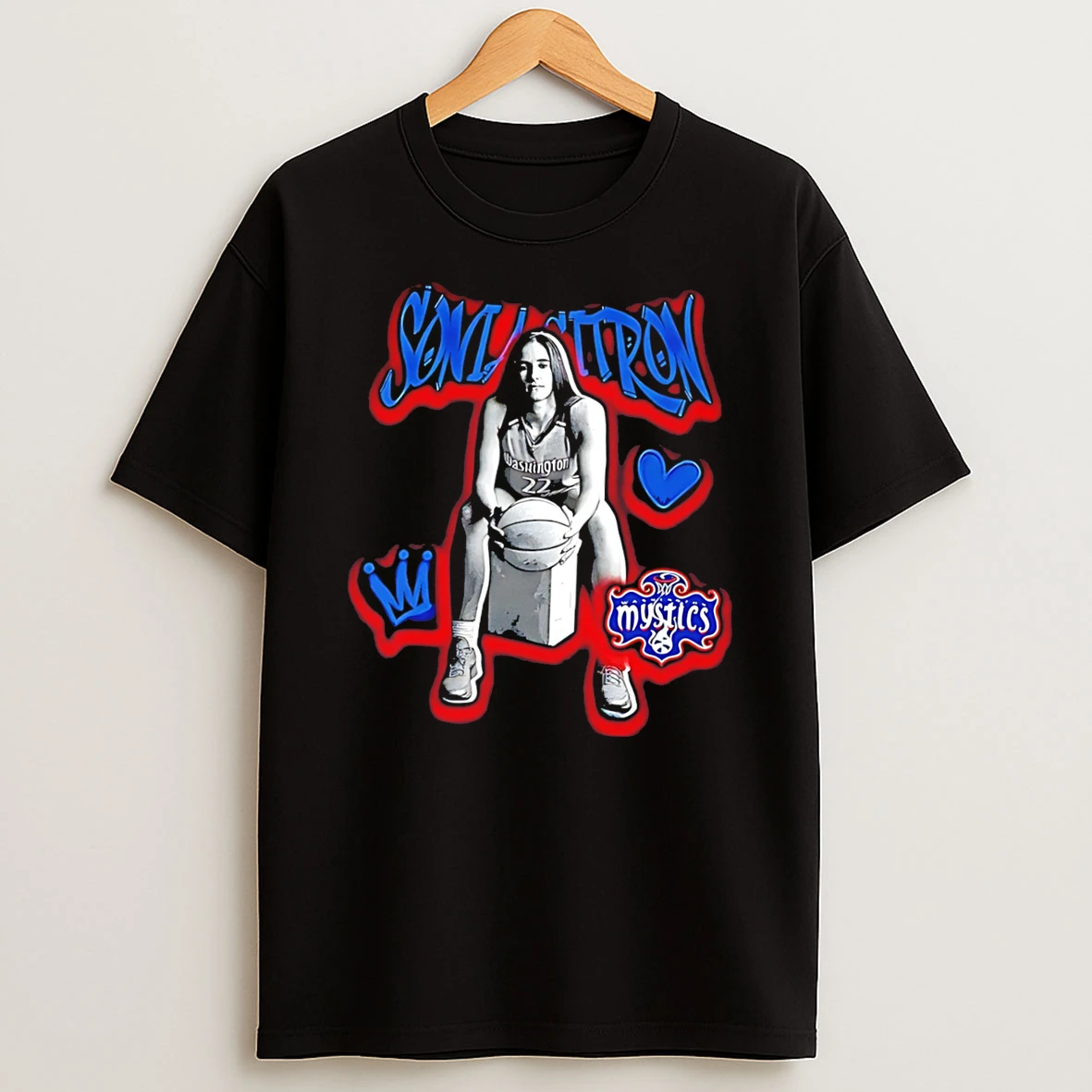 Washington Mystics Caitlin Clark Retro Tee Tshirt Hoodie