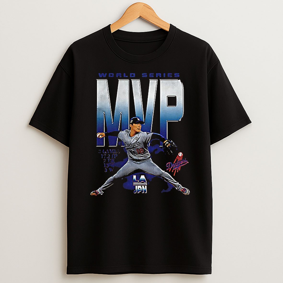 Yoshinobu Yamamoto Los Angeles Dodgers World Series Mvp 2025 T Shirt