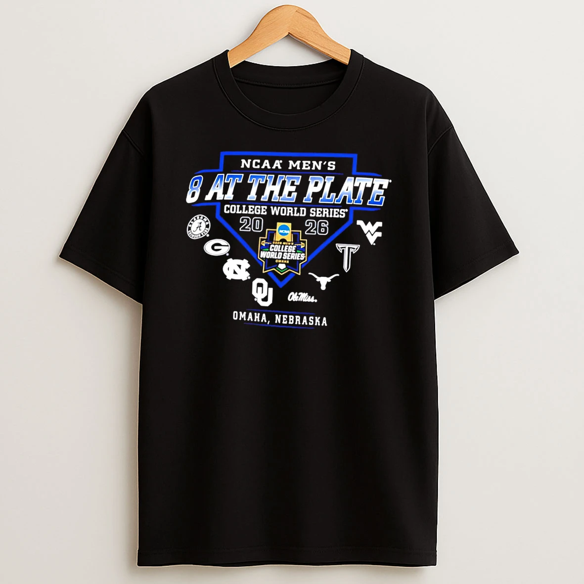 2026 Ncaa Mens College World Series 8 At The Plate Omaha Tee Tshirt Hoodie