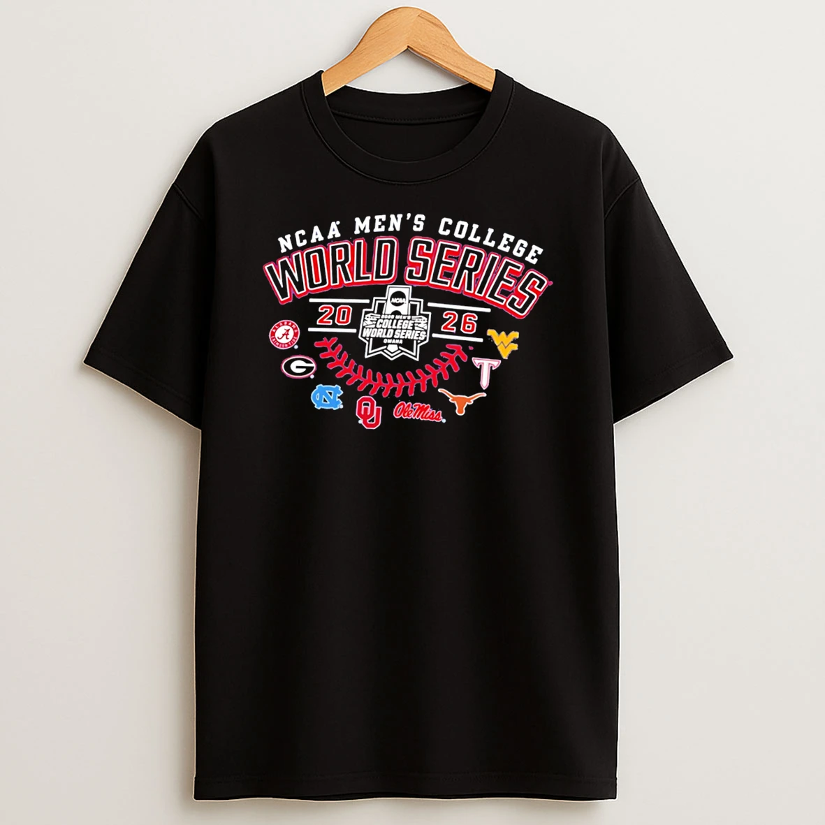2026 Ncaa Mens College World Series 8 Team Tee Tshirt Hoodie