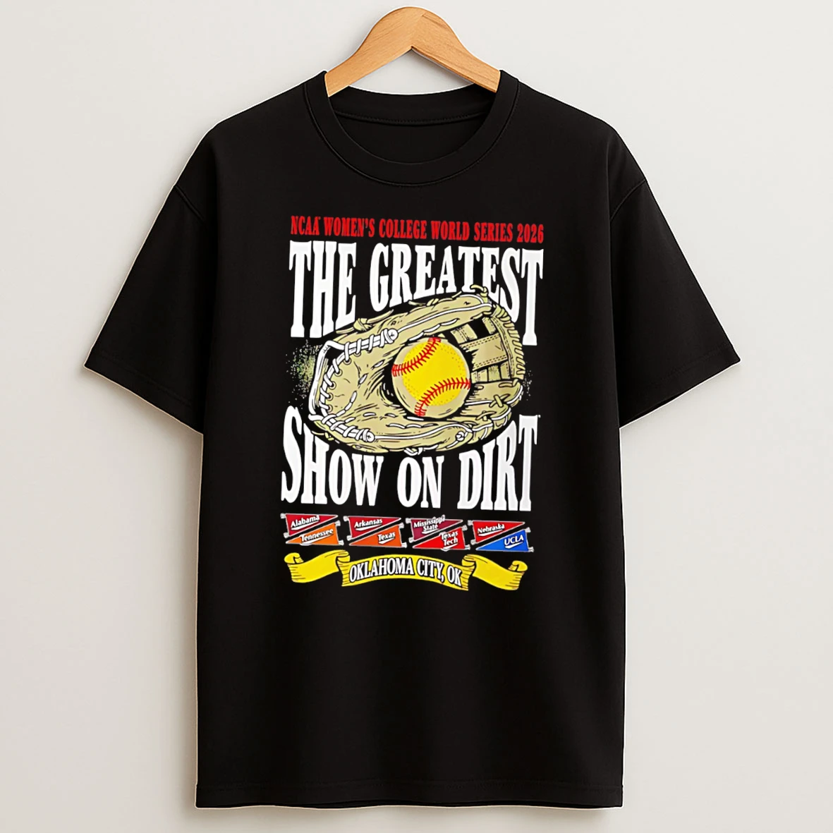 2026 Womens College World Series The Greatest Show On Dirt Tee Tshirt Hoodie