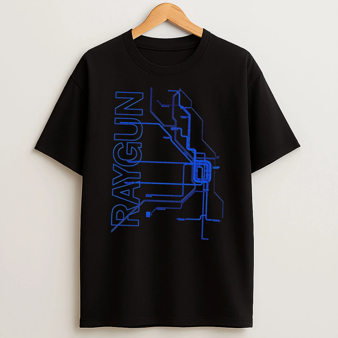 A Detailed Map Of Chicagos L Train Tee Tshirt Hoodie
