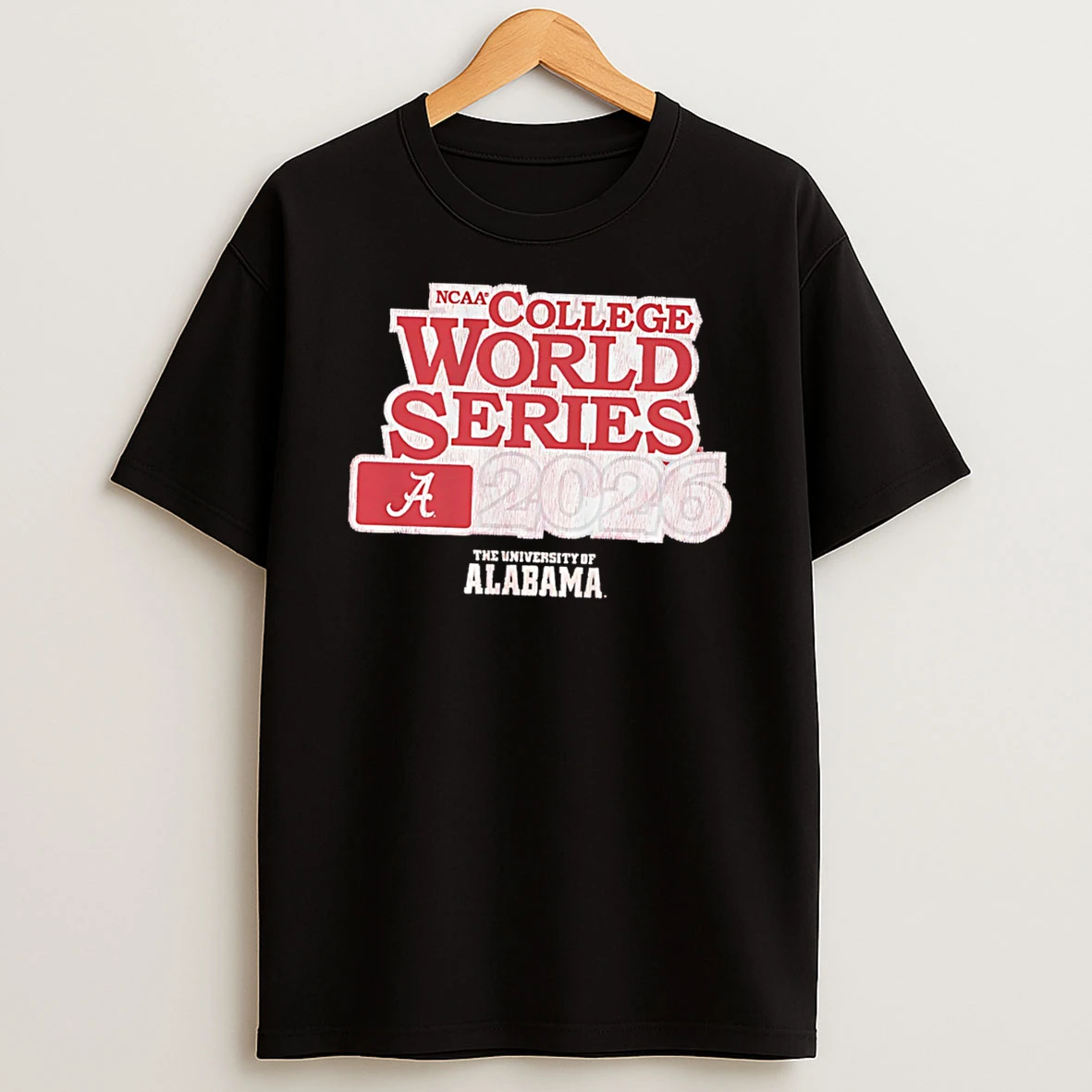 Alabama Baseball 2026 College World Series Logo Tee Tshirt Hoodie
