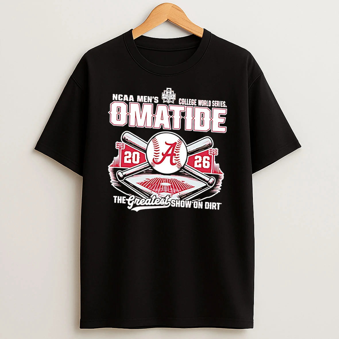 Alabama Crimson Tide 2026 College World Series Bound Omatide Tee Tshirt Hoodie