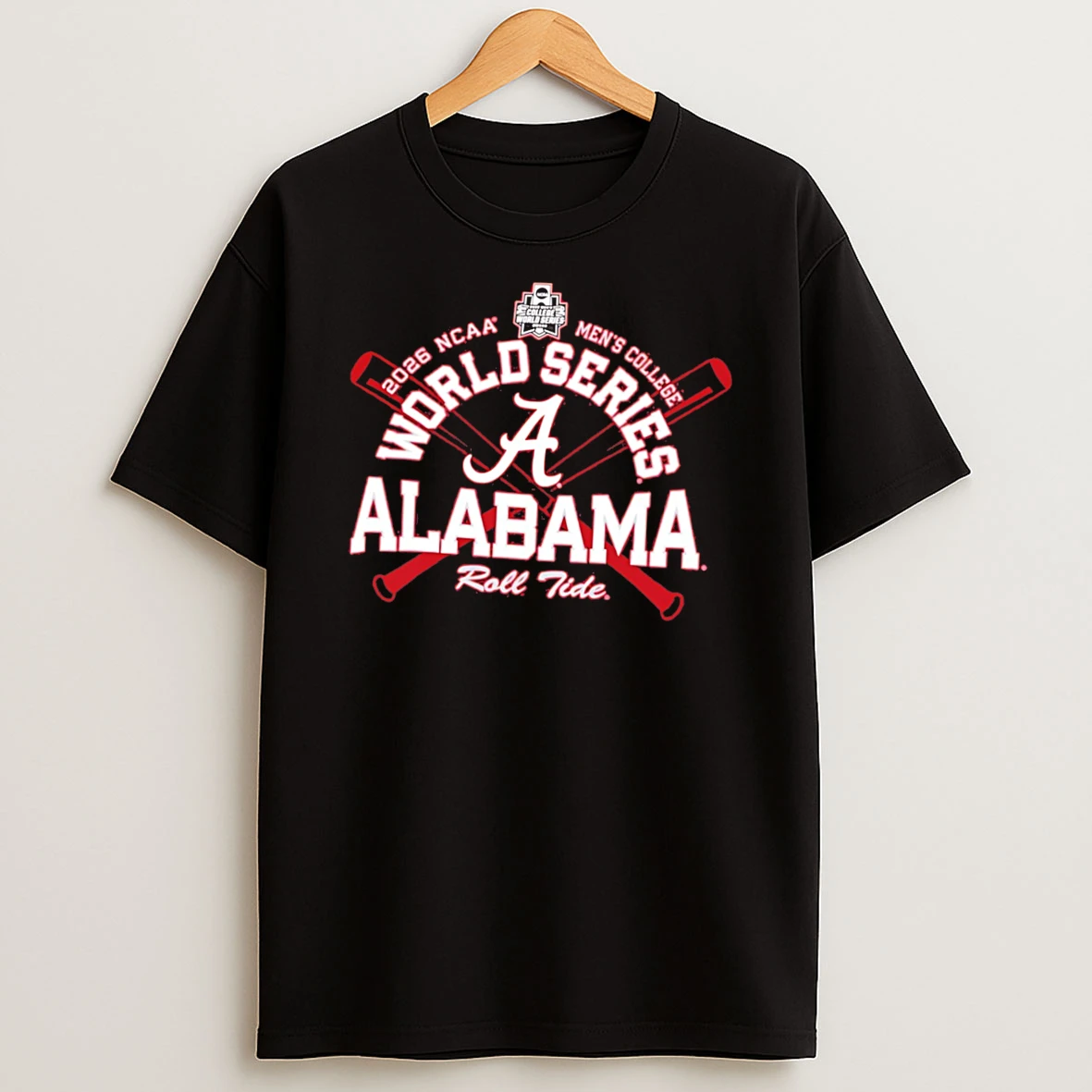 Alabama Roll Tide 2026 Ncaa Mens College World Series Tee Tshirt Hoodie