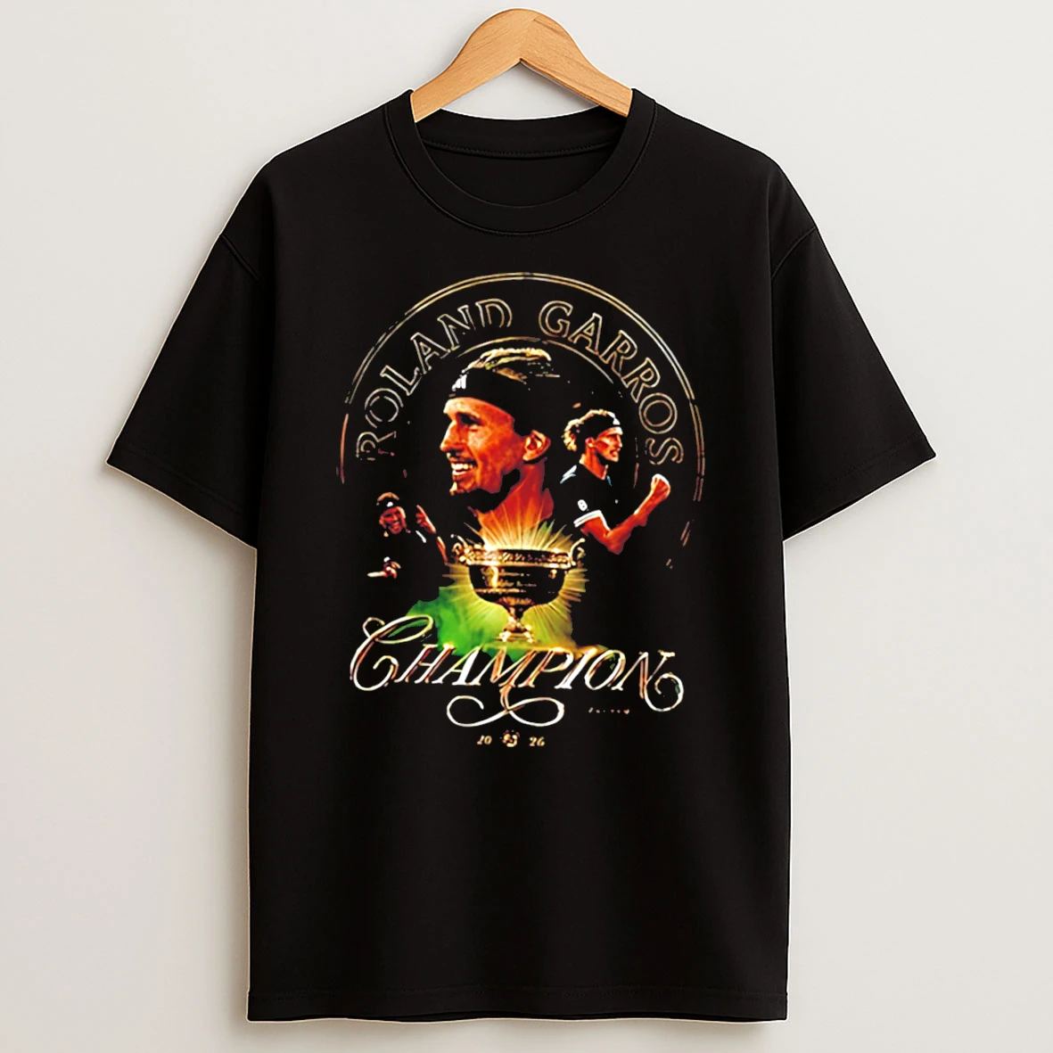 Alexander Zverev 2026 Roland Garros Champions Tee Tshirt Hoodie