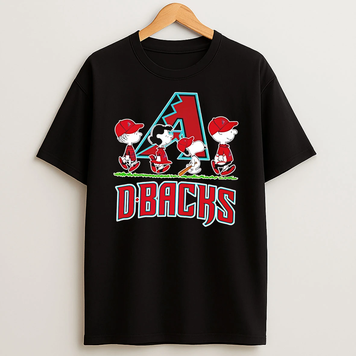 Arizona Diamondbacks Peanuts Abbey Road Tee Tshirt Hoodie