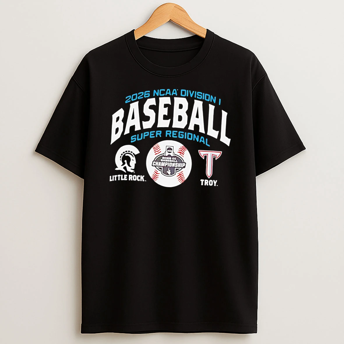 Arkansas Little Rock Trojans Vs Troy University Trojans 2026 Ncaa Baseball Super Regional Matchup Tee Tshirt Hoodie
