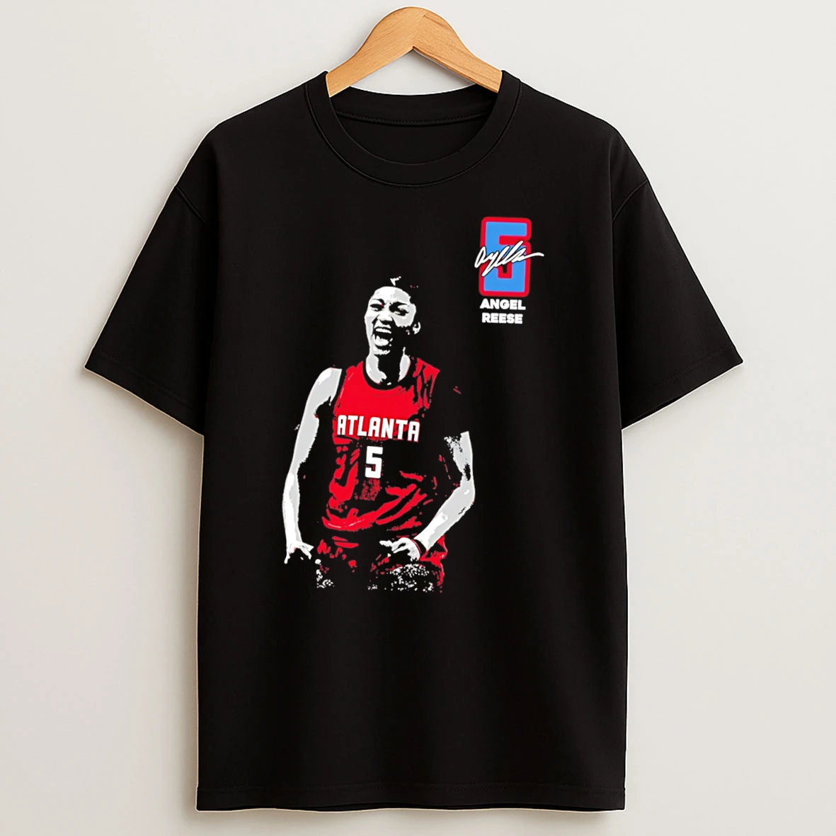 Atlanta Dream Angel Reese Name Number Signature Tee Tshirt Hoodie