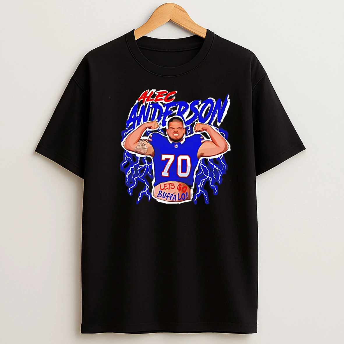 Buffalo Bills Alec Anderson Lets Go Buffalo Bills Double Biceps Tee Tshirt Hoodie