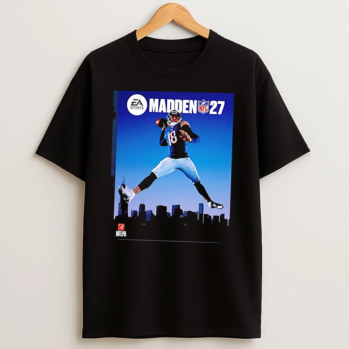 Caleb Williams Chicago Bears Nfl Madden 27 Skyline Tee Tshirt Hoodie
