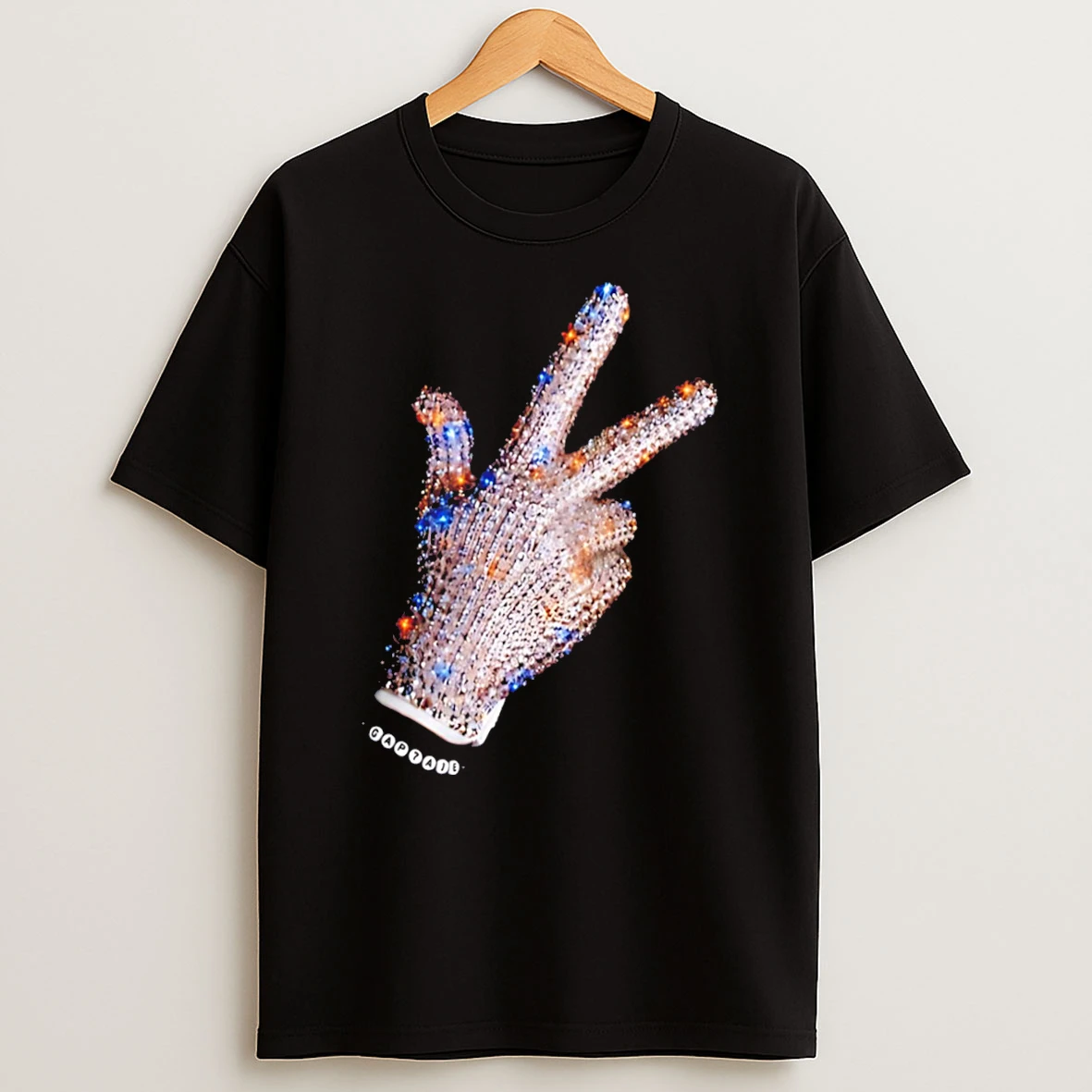 Captain Iceman Crystal Glove Tee Tshirt Hoodie