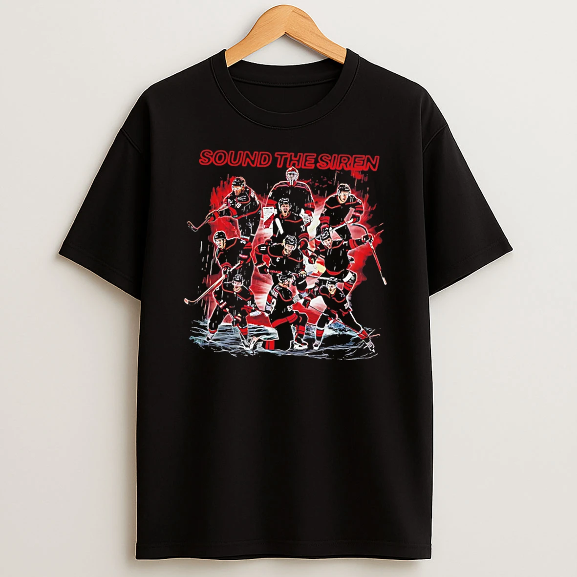 Carolina Hockey Sound The Siren Collage Tee Tshirt Hoodie