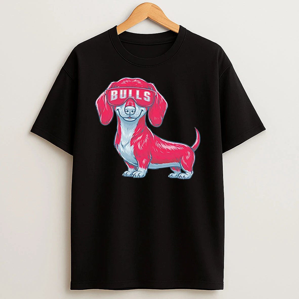 Chicago Bulls Dachshund Dog Cartoon Tee Tshirt Hoodie