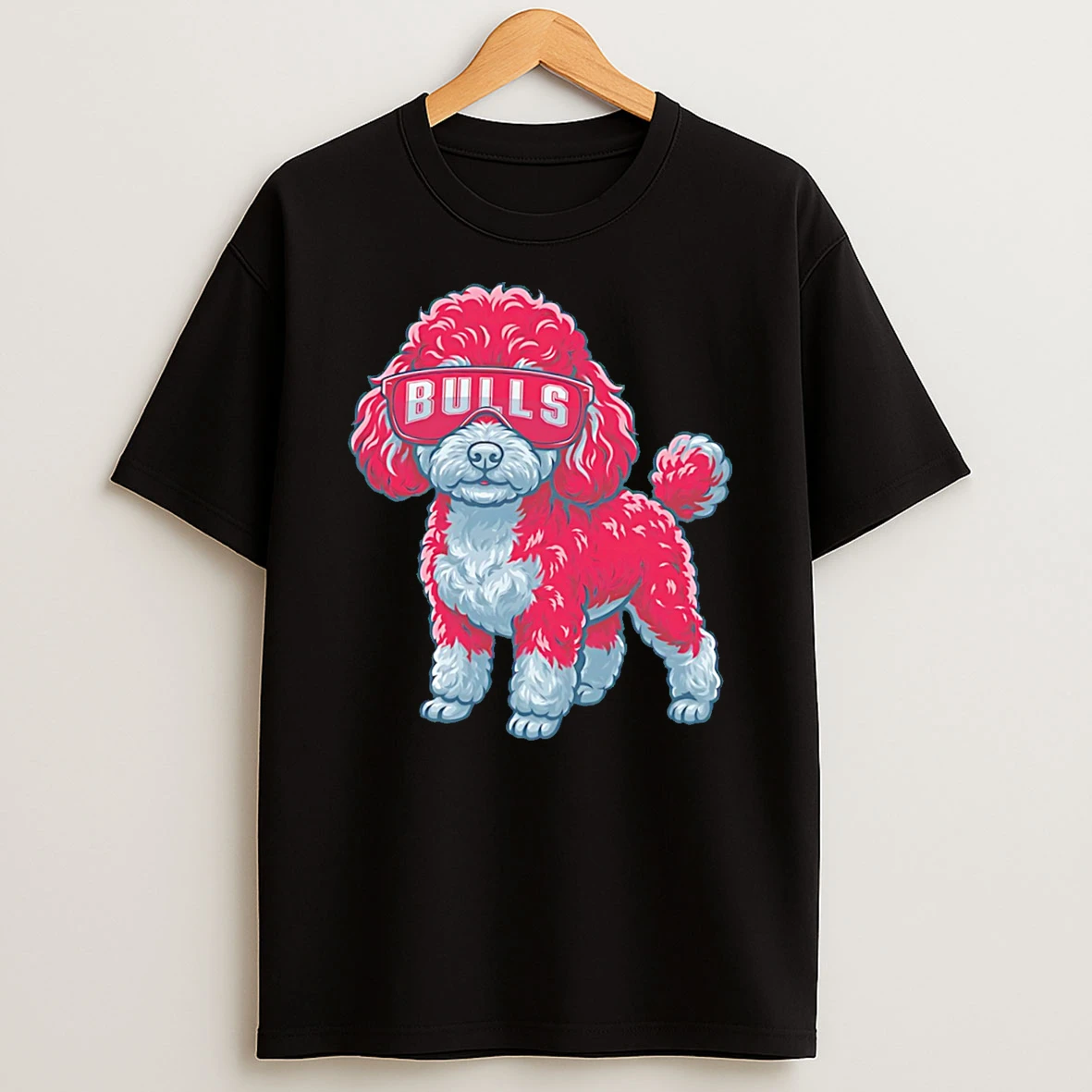 Chicago Bulls Teacup Poodle Cartoon Tee Tshirt Hoodie