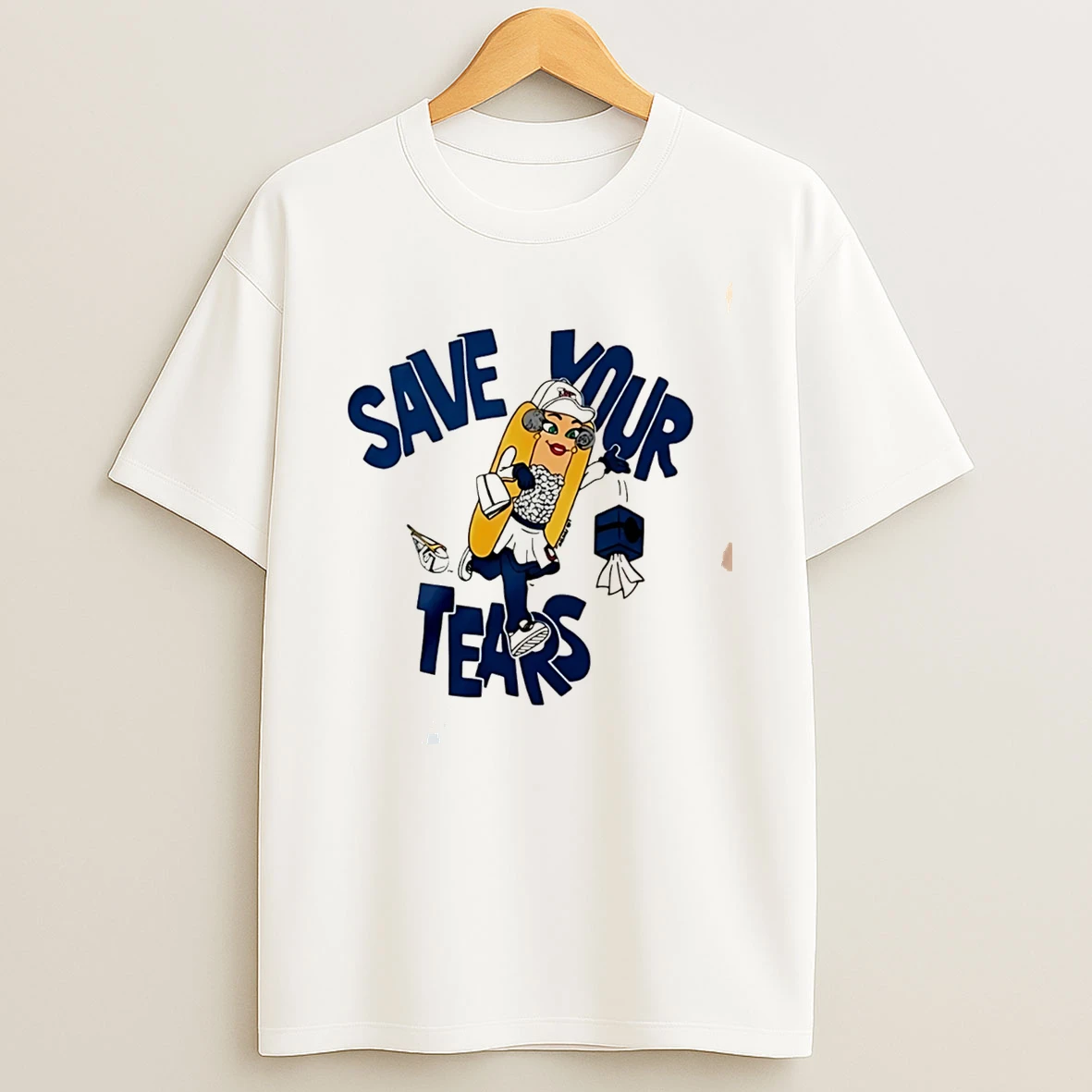 Cleveland Guardians Save Your Tears Hot Dog Tee Tshirt Hoodie