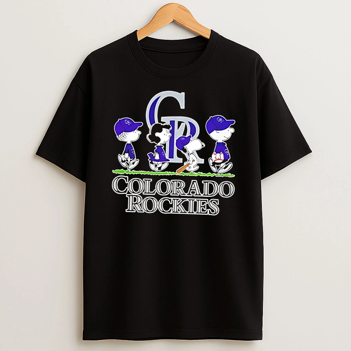 Colorado Rockies Peanuts Abbey Road Tee Tshirt Hoodie