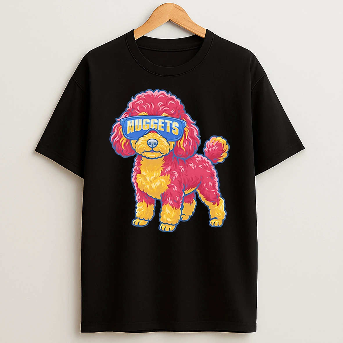 Denver Nuggets Teacup Poodle Cartoon Tee Tshirt Hoodie