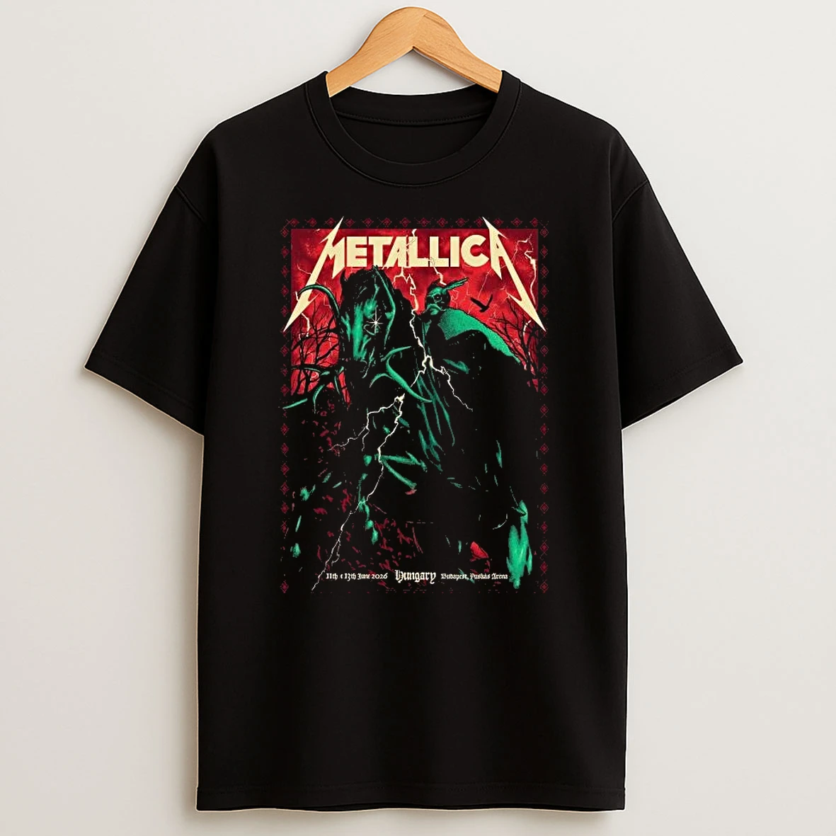 Metallica M72 Budapest Hungary 2026 Artwork By Alex Matus T Shirt