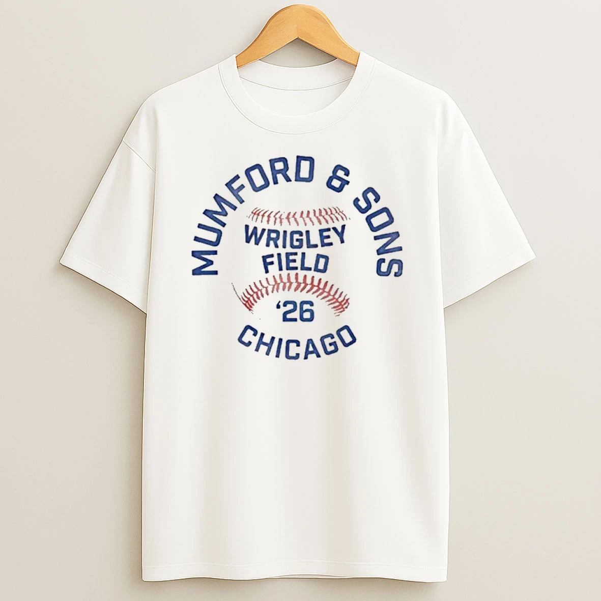 Mumford Sons Wrigley Field 2026 Chicago Il T Shirt