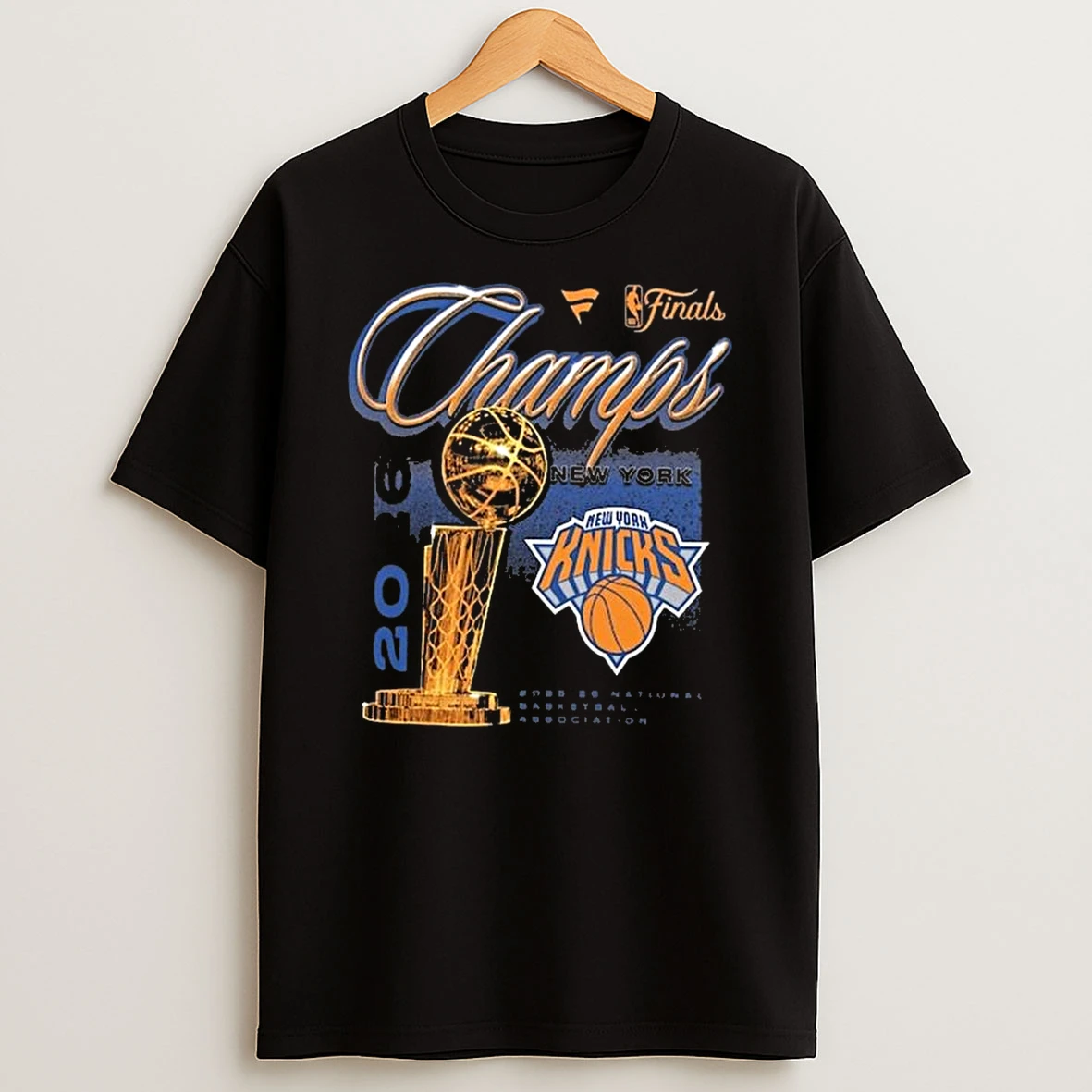 New York Knicks 2026 Nba Finals Champions Trophy T Shirt