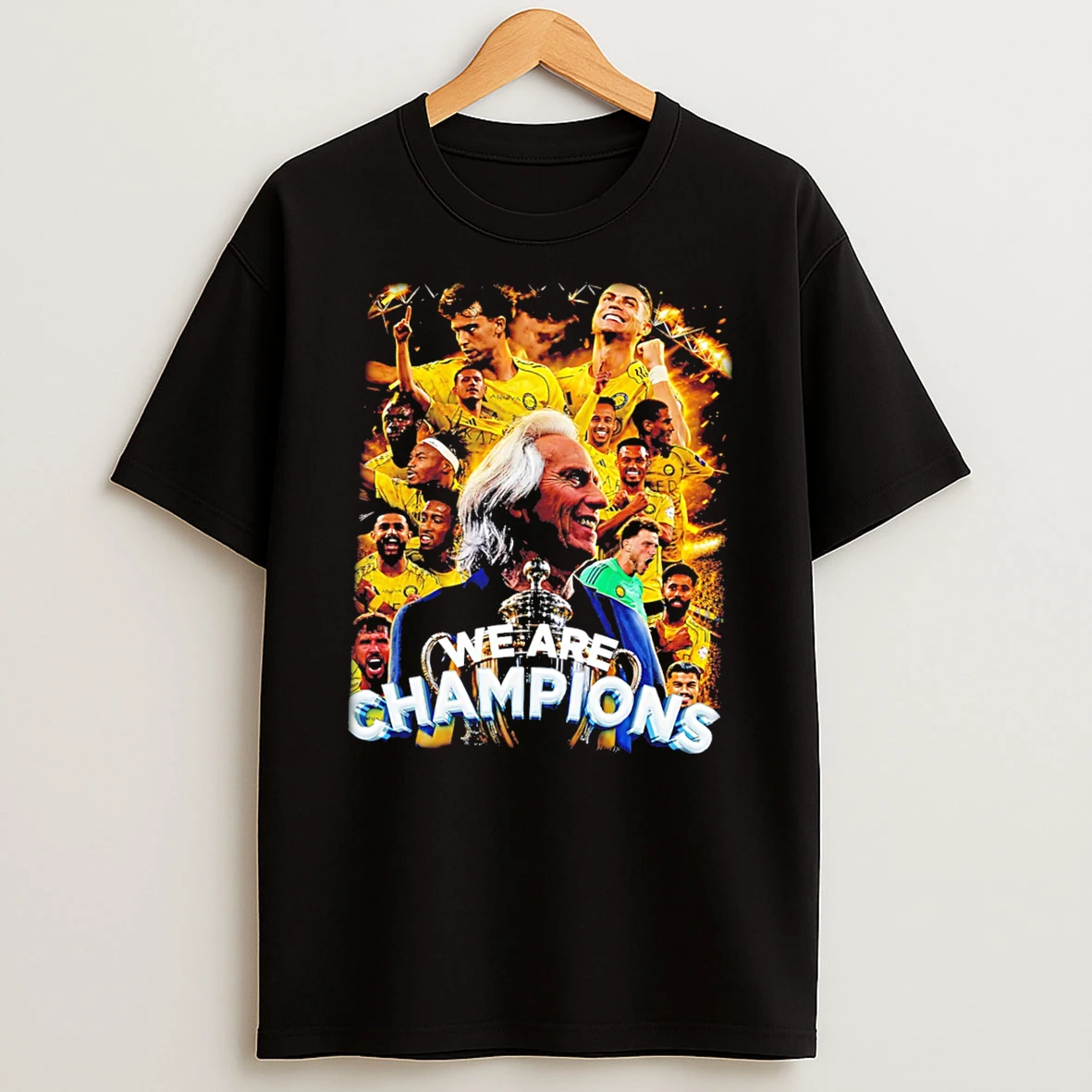Officials Al Nassr 2025%ce%b3co26 Saudi Pro League Champions We Are Champions Tee Premium T Shirt Sweatshirt Hoodie