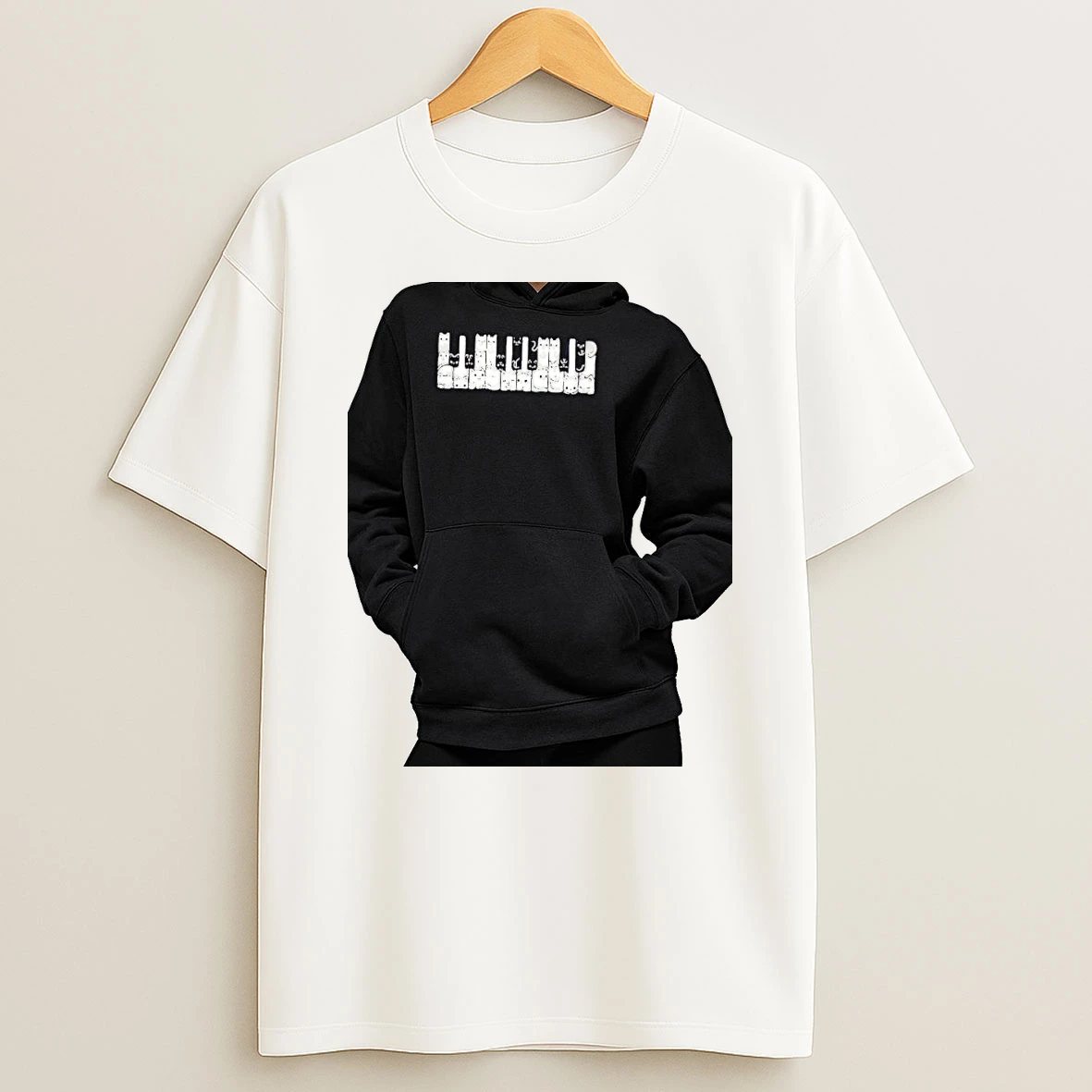 Officials Cats Playing Piano Keys Musical Kittens Cute Animals And Feline Melodies Premium T Shirt Sweatshirt Hoodie