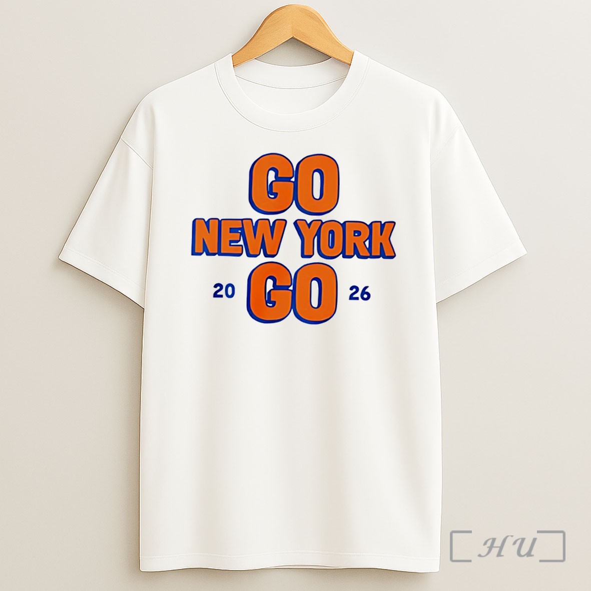 Officials Go New York Go 2026 New York Knicks Tee Shirt