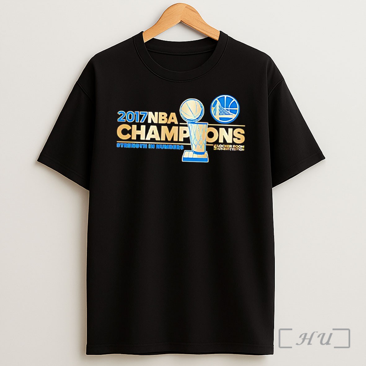 Officials Golden State Warriors 2017 Nba Champions Strength In Numbers Tee Shirt
