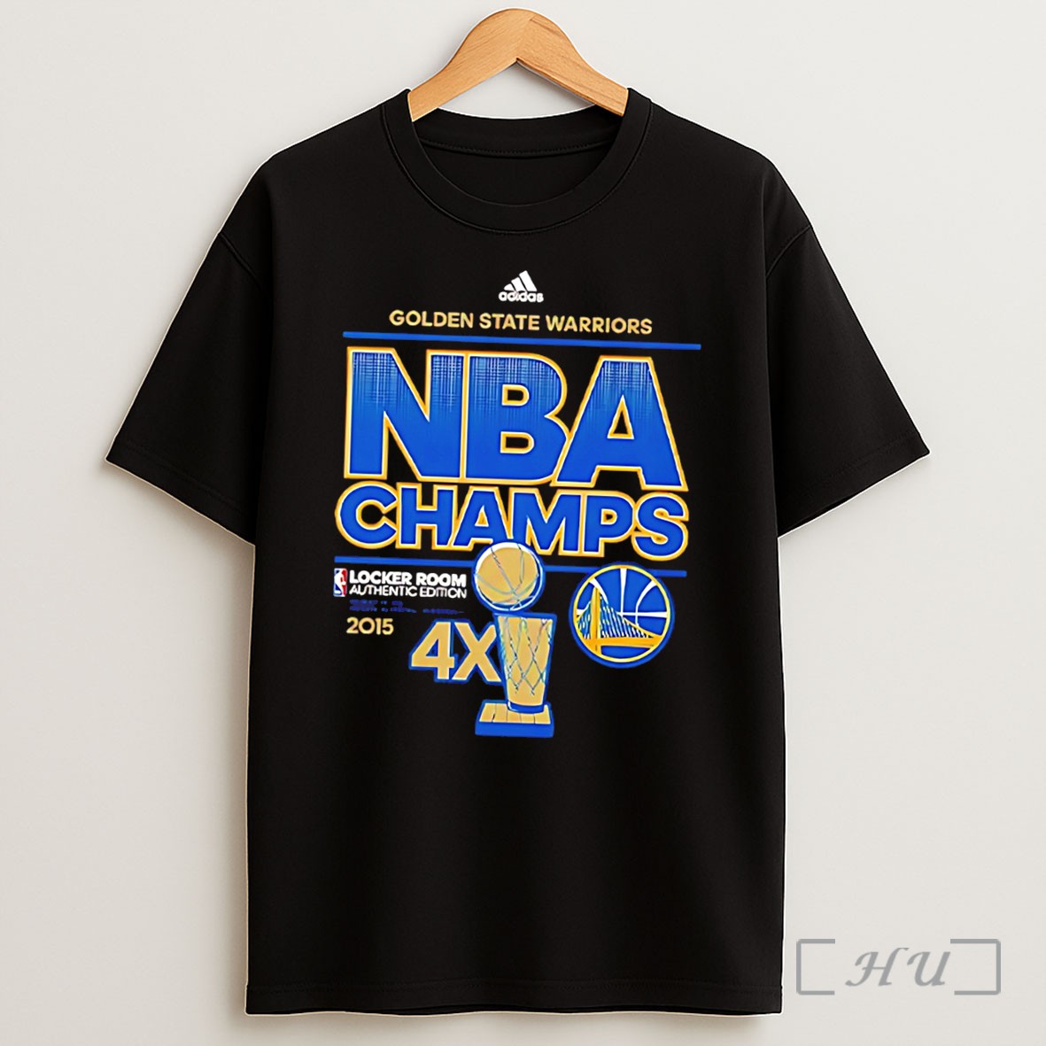 Officials Golden State Warriors Nba Champs 2015 4x Tee Shirt