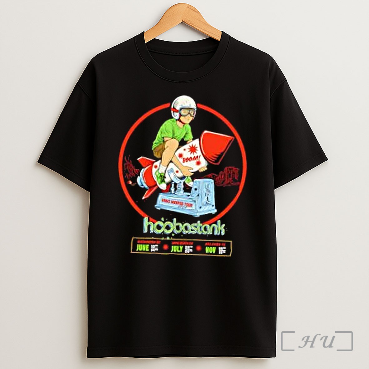 Officials Hoobastank Vans Warped Tour 2026 Washington Dc Shirt
