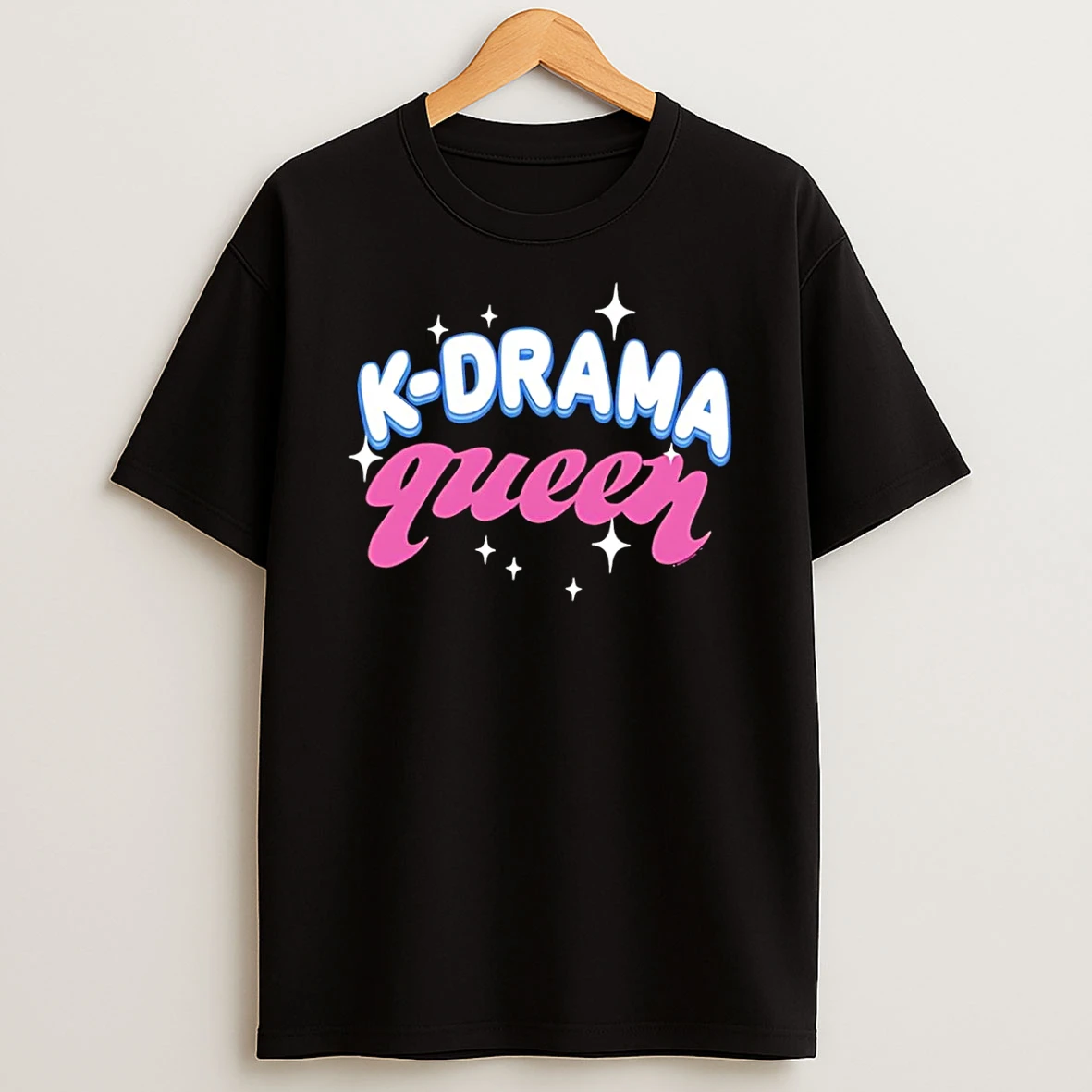 Officials K Drama Queen Stars Korean Drama Fan Apparel Trending Style 2026 Black Premium T Shirt Sweatshirt Hoodie