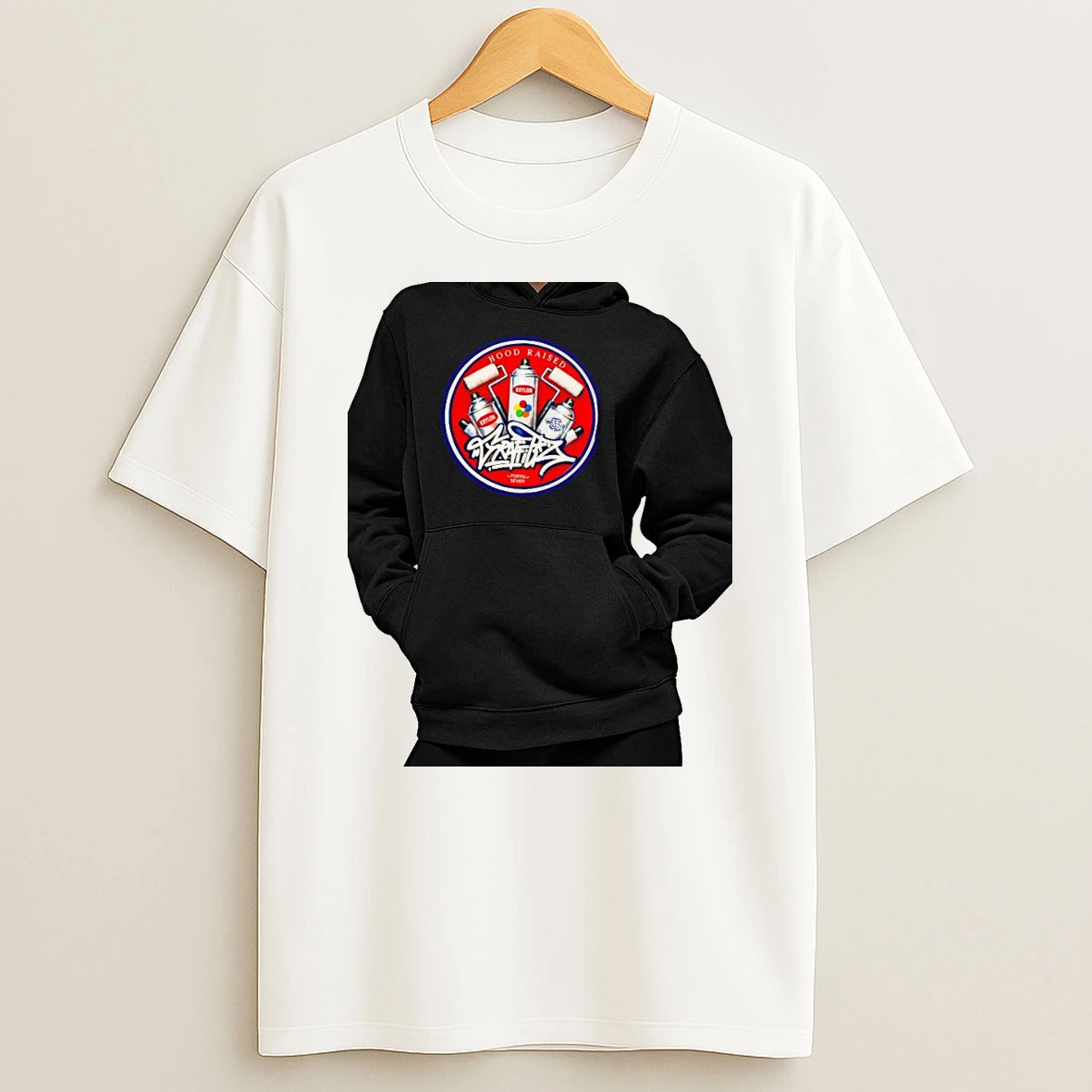 Officials Krylon Hood Raised Graffiti High Bller Est 2017 Forty Seven Premium T Shirt Sweatshirt Hoodie
