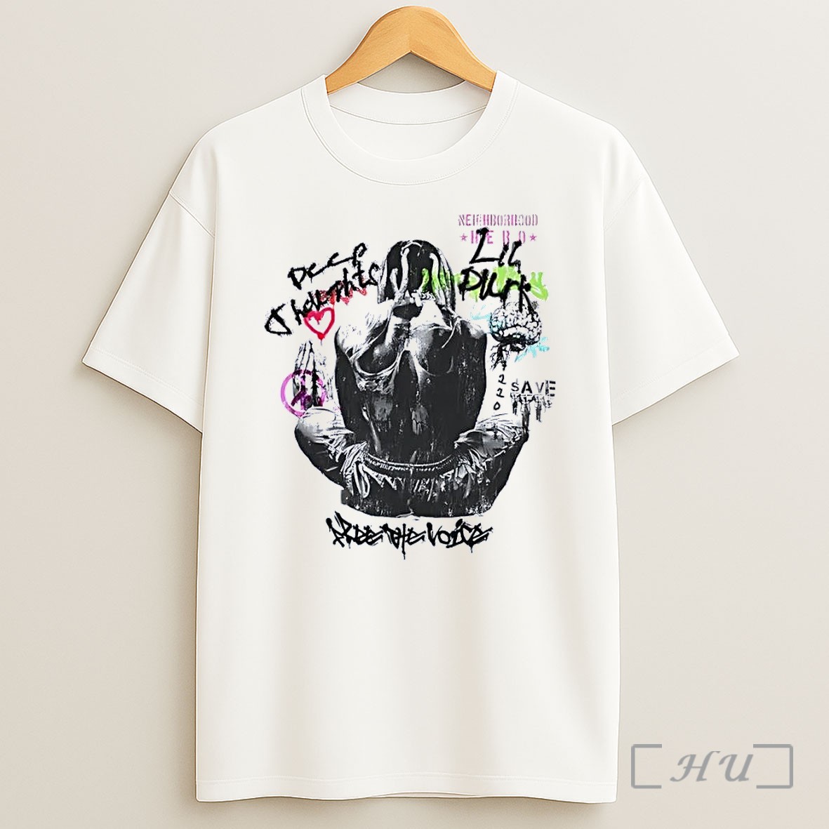 Officials Lil Durk Neighborhood He B O Deep Thoughts Save 220 Free The Voice White Shirt