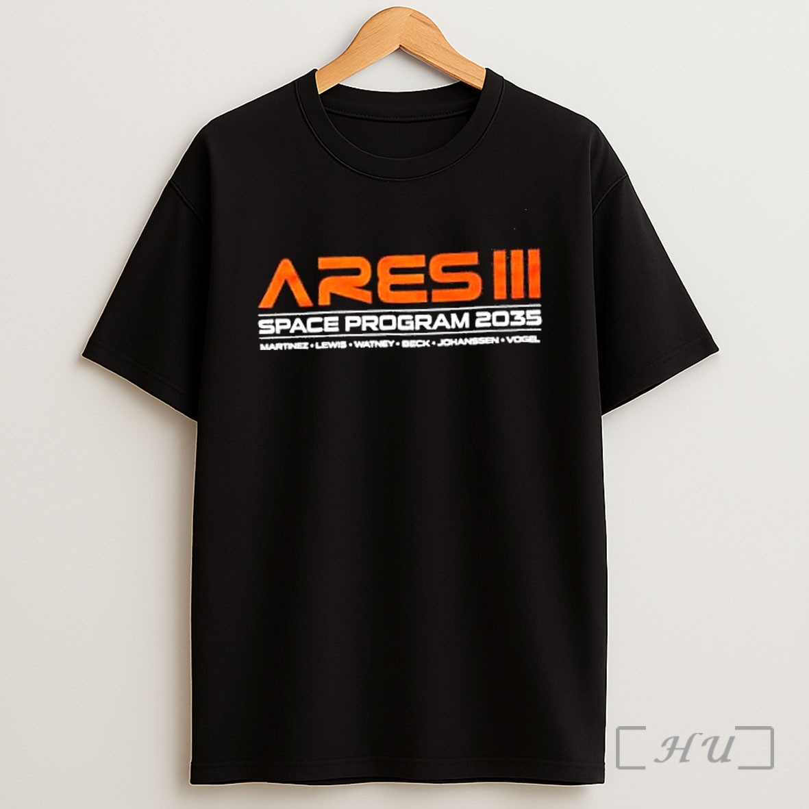 Officials Martinez Lewis Watney Beck Johanssen Vogel Ares Iii Space Program 2035 Shirt