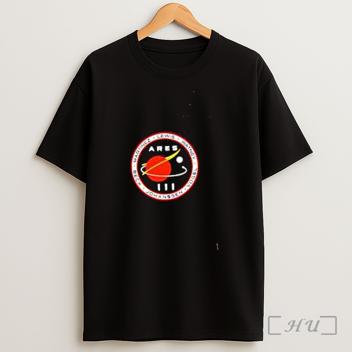 Officials Martinez Lewis Watney Beck Johanssen Vogel Ares Iii Mission Logo Shirt