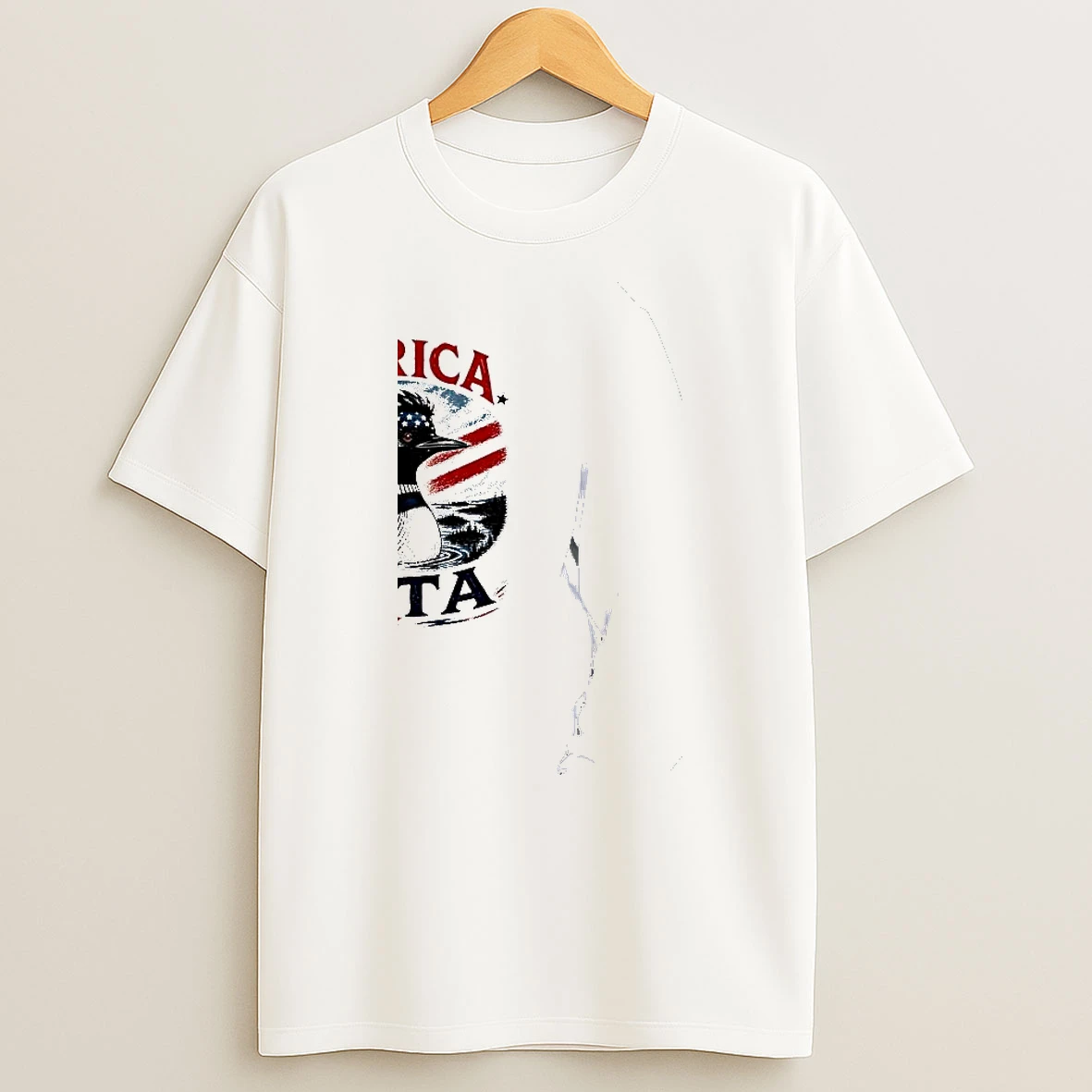 Officials Merica Sota Loon American Flag Mascot Premium T Shirt Sweatshirt Hoodie