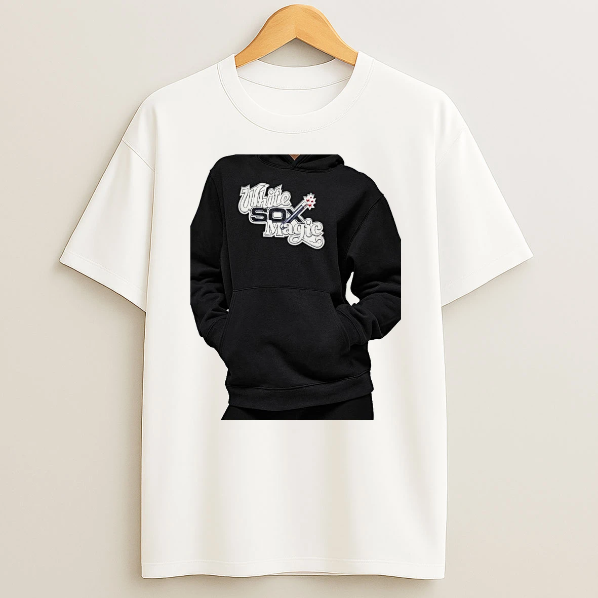 Officials Mike Vasil White Sox Magic Wand Stars Chicago White Sox Fans Premium T Shirt Sweatshirt Hoodie