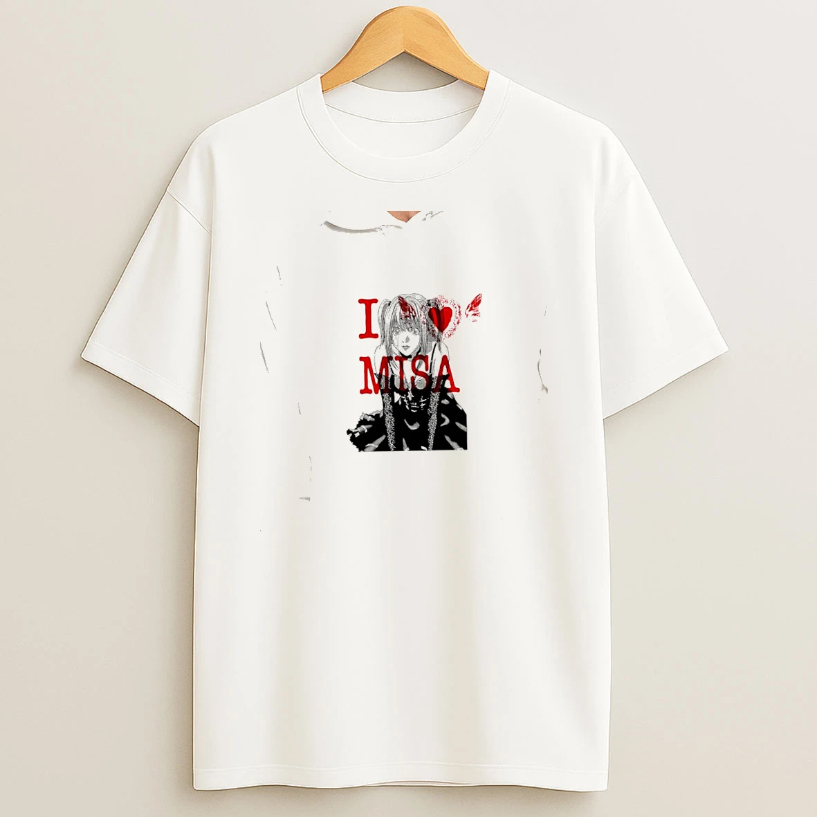 Officials Misa Amane Death Note I Heart Misa I Love Misa Premium T Shirt Sweatshirt Hoodie