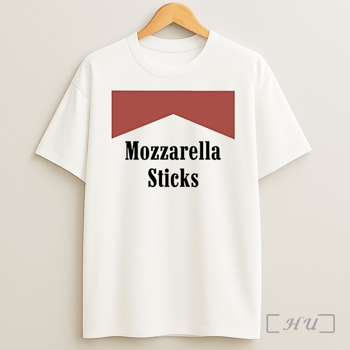 Officials Mozzarella Sticks Marlboro Cigarette Parody Logo Shirt